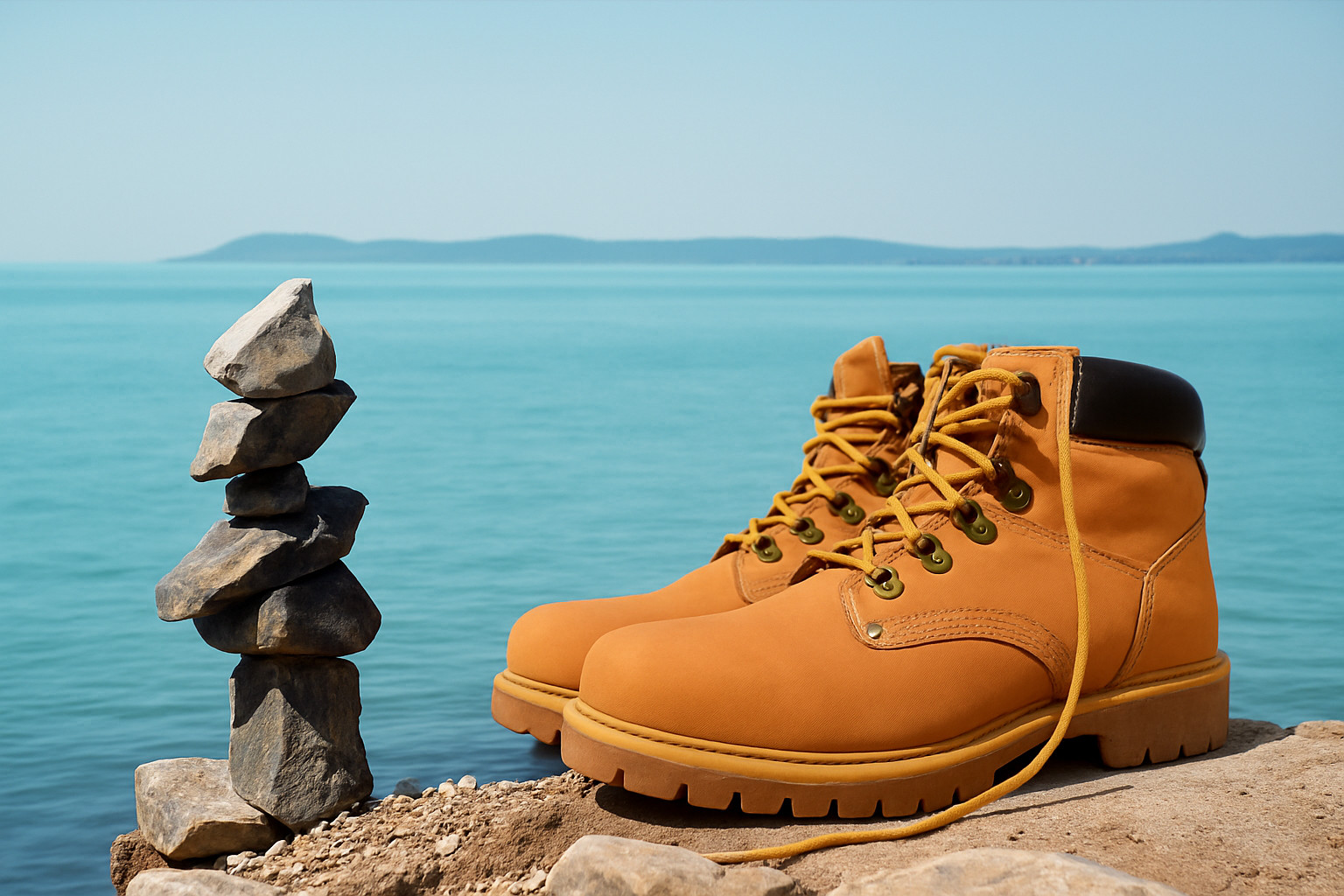 boots out in nature